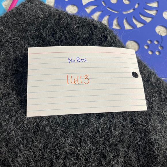 A New Day sweater knit top women's 1x plus size nubby chunky gray charcoal - Picture 12 of 12